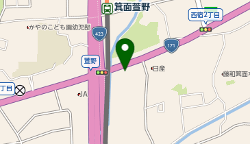 ドゥカティ大阪ノースの地図画像