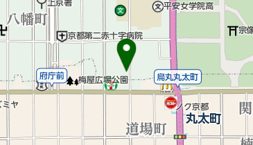 シルクセラピーサロン御所西の地図画像