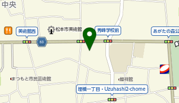 中部電力パワーグリッド株式会社松本営業所停電、電柱・電線・メーターなどの地図画像