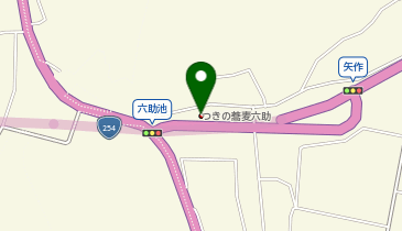 そばの里六助の地図画像