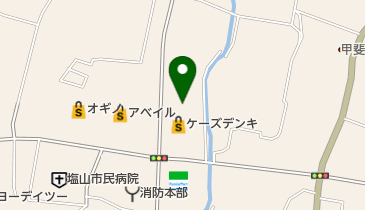 戸田酒販塩山店の地図画像