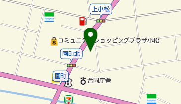 上州屋小松店の地図画像