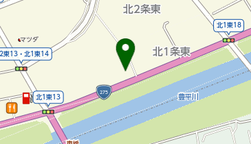 札樽自動車運輸株式会社 札幌中央支店の地図画像