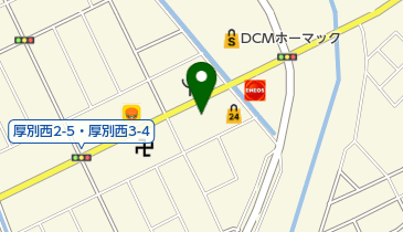 輝厚別西の地図画像