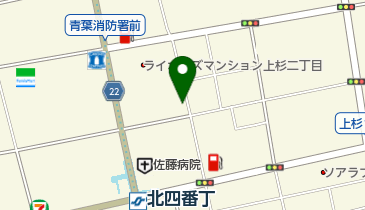 有限会社東北プロゴルフ企画の地図画像