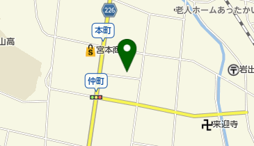 シャディサラダ館大崎岩出山店の地図画像
