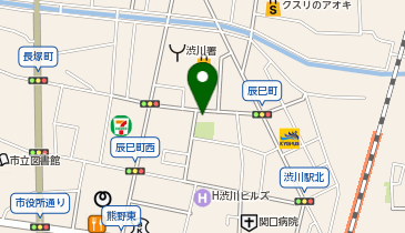辰巳町会館の地図画像