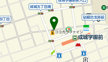 成城ポレールの地図画像