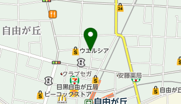 プティマイン・クレードスコープ自由が丘店の地図画像