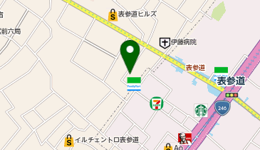 AMORE表参道店の地図画像