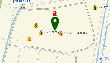イオンモールかほくの地図画像