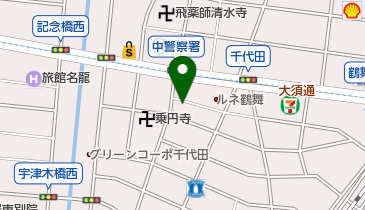 鍋仙人の地図画像