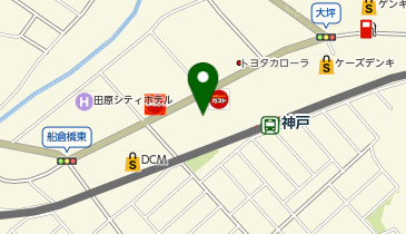 カラオケJOYJOY&上海闘龍門田原神戸店の地図画像