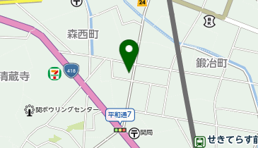 株式会社ウインライフ岐阜関支店の地図画像