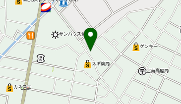 ハンズ鍼灸接骨院江南院の地図画像