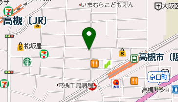 VANSAN高槻店の地図画像