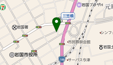 岩まんの岩味屋の地図画像