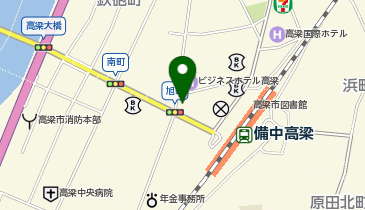 高梁市観光協会(一般社団法人)の地図画像