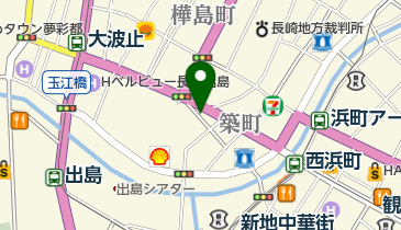 aura長崎店の地図画像