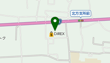 溝上薬局北方店の地図画像