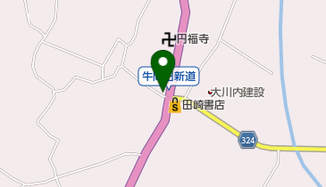 理容ホカオの地図画像