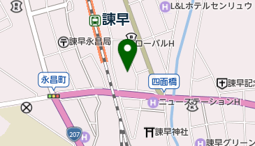 諫早むらたの地図画像