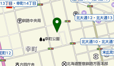 カトリック釧路教会の地図画像