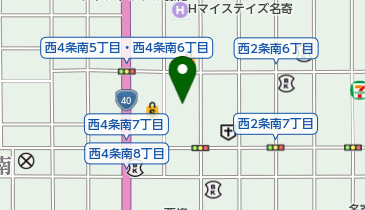 吉岡クリーニング店の地図画像