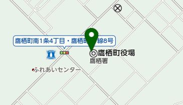 鷹栖町図書室の地図画像