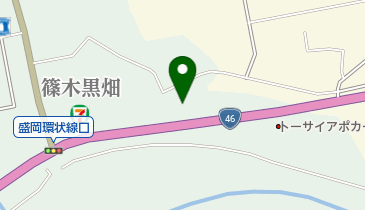 カワサキプラザ盛岡の地図画像