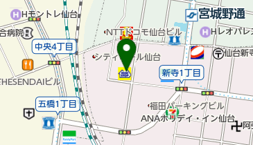 株式会社サンセイランディック仙台支店の地図画像