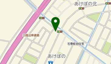 一本堂石巻あけぼの店の地図画像