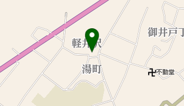 名人の湯の地図画像