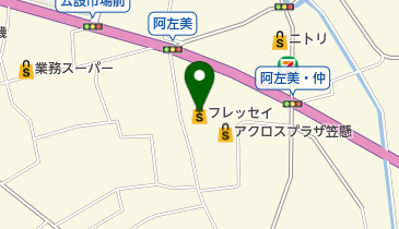 クリーニングスズキ フレッセイ笠懸店の地図画像