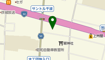 茨進ゼミナール水戸笠原校の地図画像