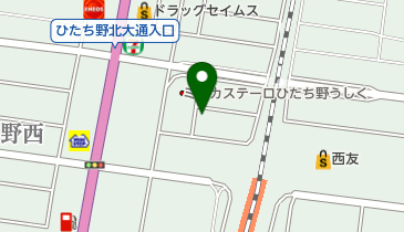 IBイングリッシュひたち野うしく校の地図画像
