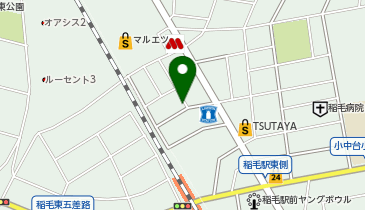 化粧品の店マリーの地図画像