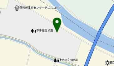 幸手市 幸手総合公園ひばりヶ丘球場の地図画像