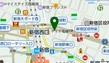 一風騎士株式会社新宿店の地図画像