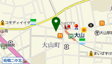 ルクラ大山店の地図画像