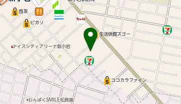M&rsquo;sBeautySalon新小岩店の地図画像