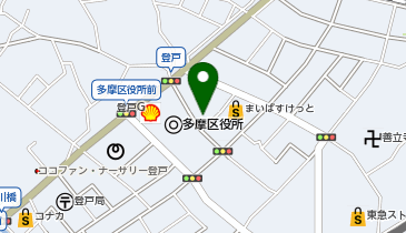 ピザハット向ヶ丘遊園店の地図画像
