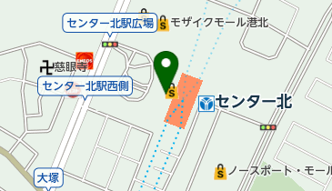 イオン新体操スクールセンター北校の地図画像