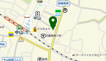 ヤマハ音楽教室 中山センターの地図画像