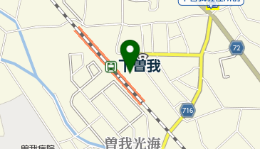 小田原市役所 梅の里センターの地図画像