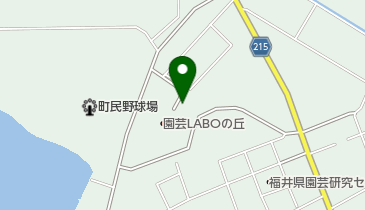 福井県 園芸体験施設の地図画像