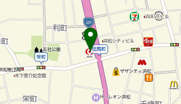 エレマテック株式会社浜松営業所の地図画像