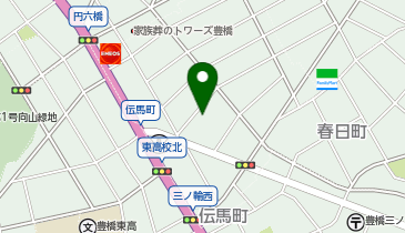 保険の窓口アプリコットの地図画像