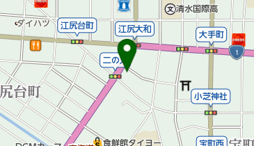 りらくもみのき清水店の地図画像