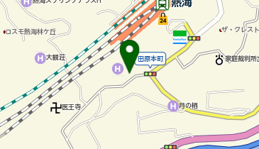 熱海スクエアーシュークリームの地図画像